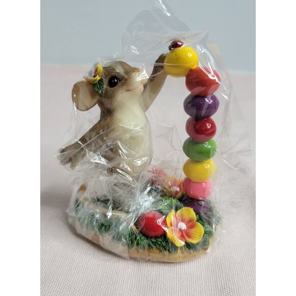 Charming Tails Youre The Top Bean Easter Mouse Figurine 88/124 - Picture 1 of 8